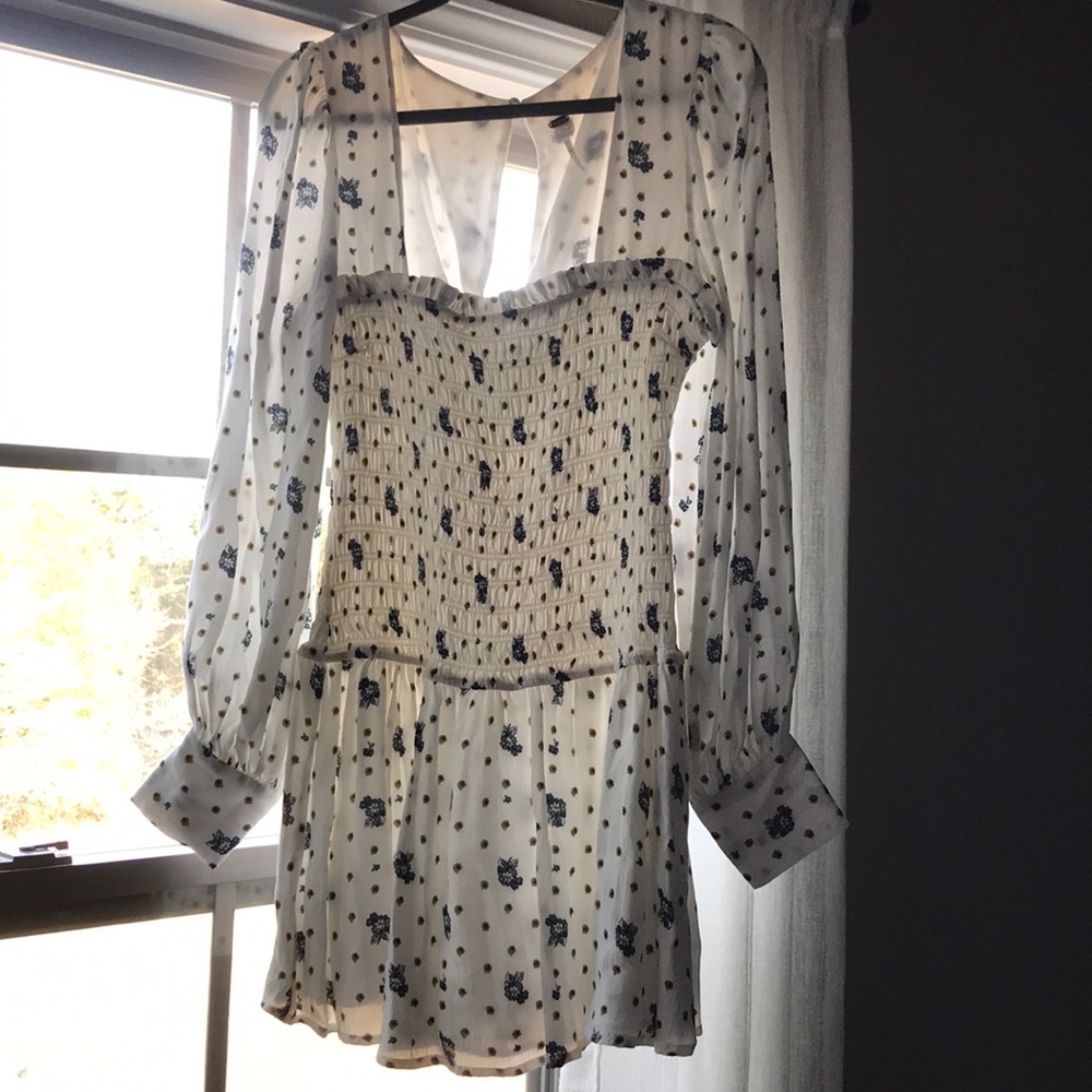 Gorgeous Free People Shirred Dress L